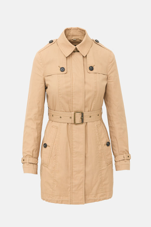Burberry Brit Zip Trench Coat