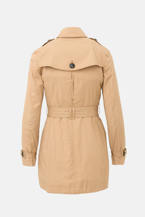 Burberry Brit Zip Trench Coat