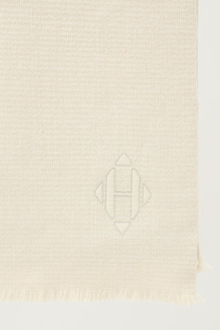 Hermès Cashmere H Scarf