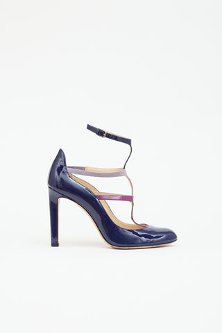Jimmy Choo Patent Caged Pump