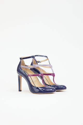 Jimmy Choo Patent Caged Pump