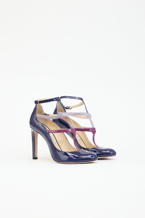 Jimmy Choo Patent Caged Pump