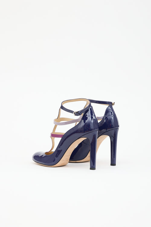Jimmy Choo Patent Caged Pump