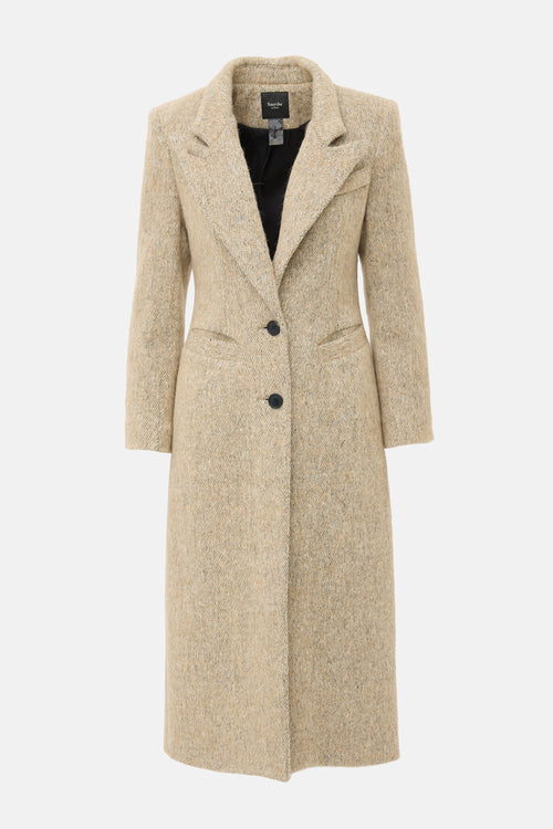 Smythe Fuzzy Two Button Coat