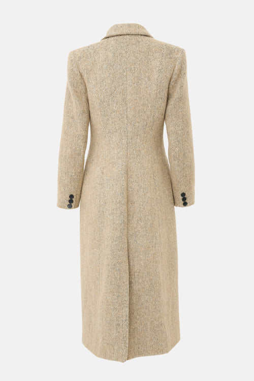 Smythe Fuzzy Two Button Coat