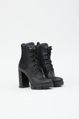 Prada Leather Combat Boot