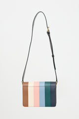 Marni Leather Medium Striped Trunk Bag