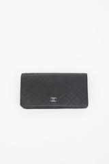 Chanel Vintage Quilted Leather L-Yen Wallet