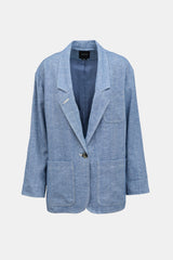 Smythe Denim Patch Pocket Blazer
