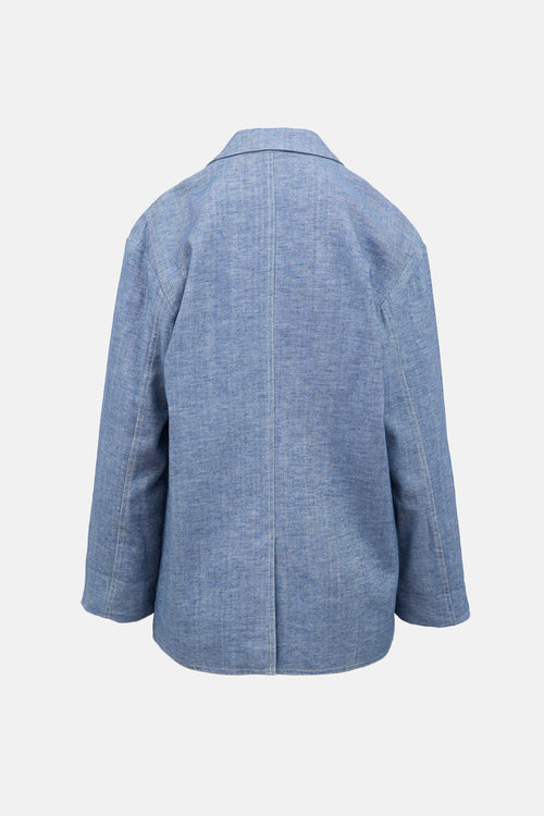 Smythe Denim Patch Pocket Blazer