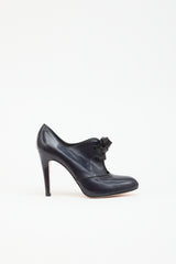 Gianvito Rossi Leather Lace Up  Pump
