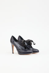 Gianvito Rossi Leather Lace Up  Pump