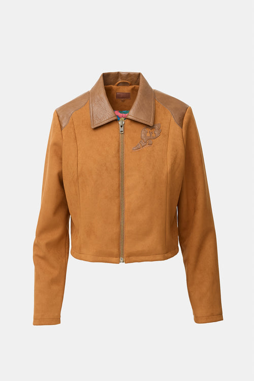 Mother Faux Suede Peace Out Jacket