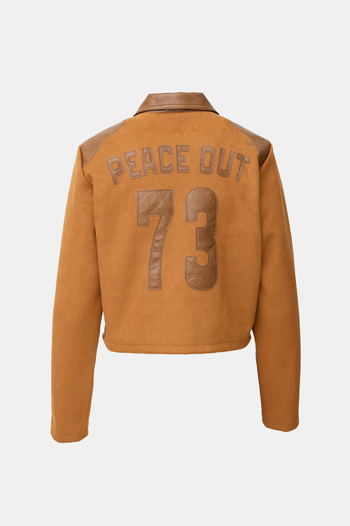 Mother Faux Suede Peace Out Jacket