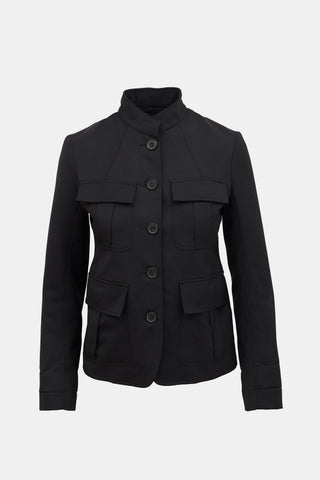 Nili Lotan Wool Twill Jacket