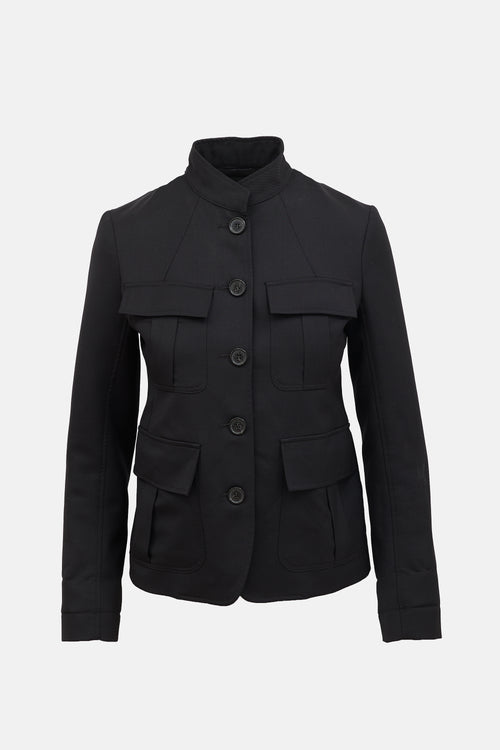 Nili Lotan Wool Twill Jacket