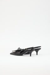 Miu Miu Leather Slingback Heel