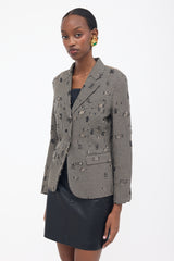 Acne Studios Distressed Contrast Blazer