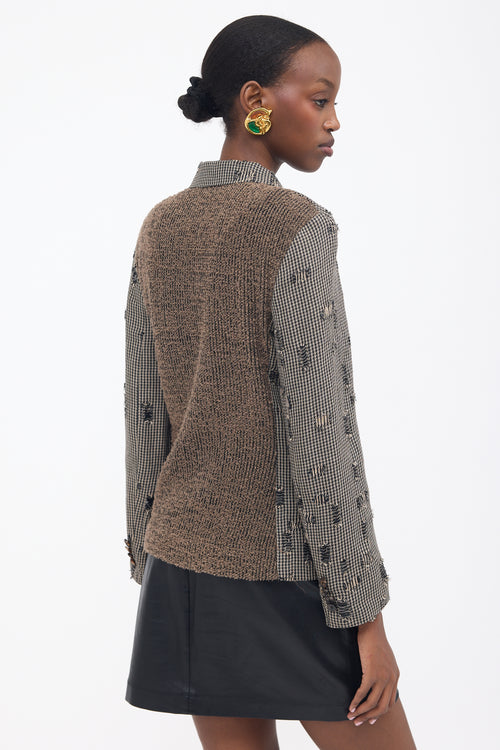Acne Studios Distressed Contrast Blazer