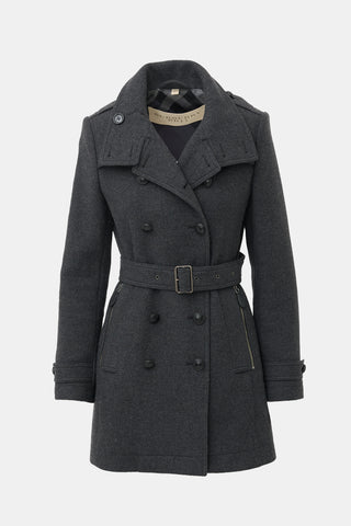 Burberry Brit Wool Trench Coat