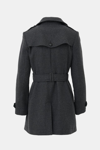 Burberry Brit Wool Trench Coat