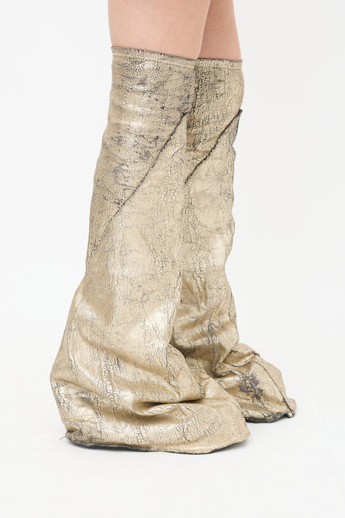 Rick Owens DRKSHDW Hollywood Fetish Boot