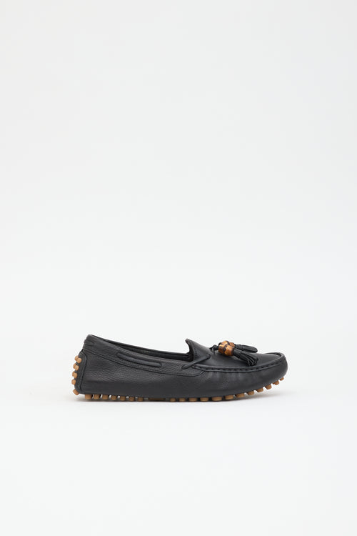 Gucci Leather Driving Loafer