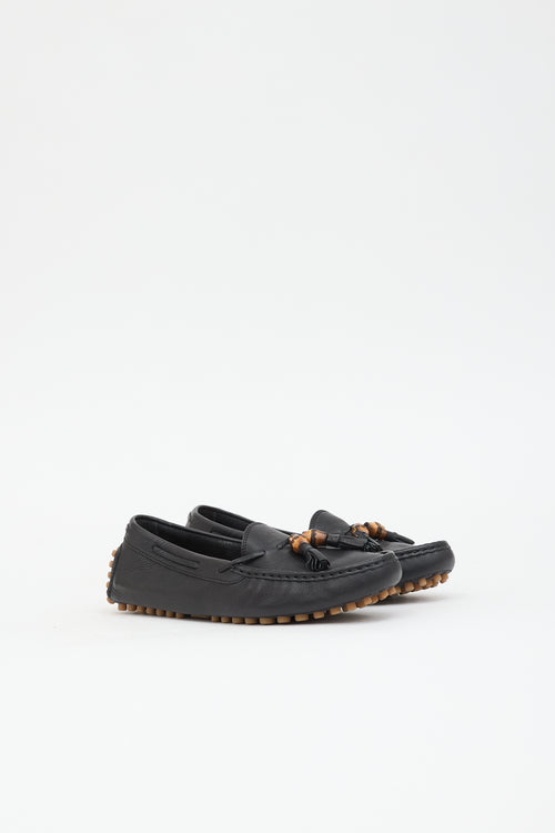 Gucci Leather Driving Loafer