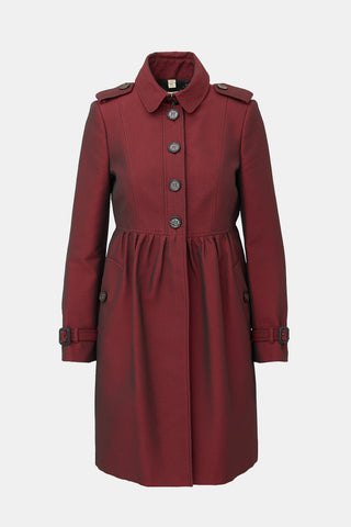 Burberry Iridescent Textured Coat