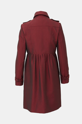 Burberry Iridescent Textured Coat