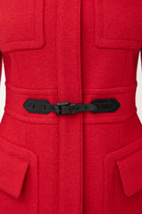 Burberry Wool Zip Coat