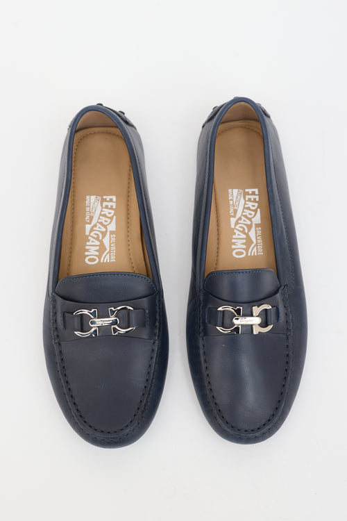 Ferragamo Leather Driving  Loafer