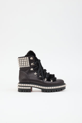Christian Louboutin Leather Yeti Donna Boot