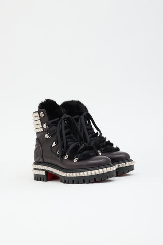 Christian Louboutin Leather Yeti Donna Boot