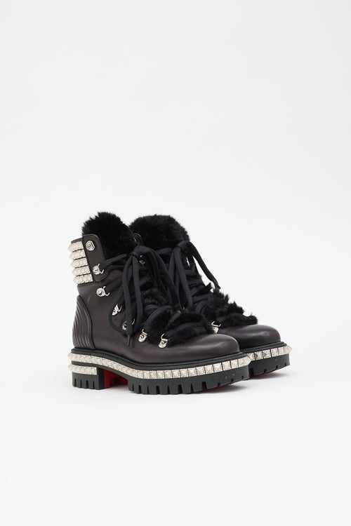 Christian Louboutin Leather Yeti Donna Boot