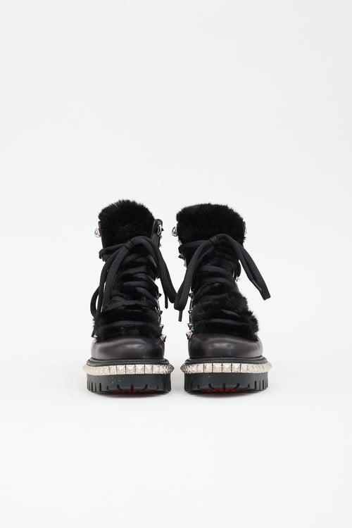 Christian Louboutin Leather Yeti Donna Boot