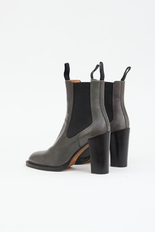Celine Leather Chelsea Boot