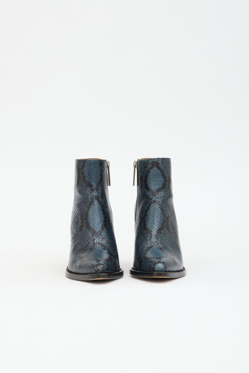 Chloé Leather Embossed Rylee Boot