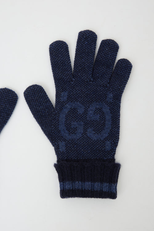 Gucci Cashmere GG Gloves