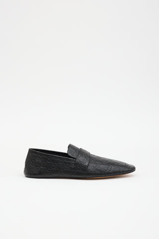 Gucci Leather Ragazzo GG Loafer