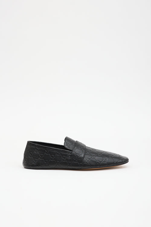 Gucci Leather Ragazzo GG Loafer