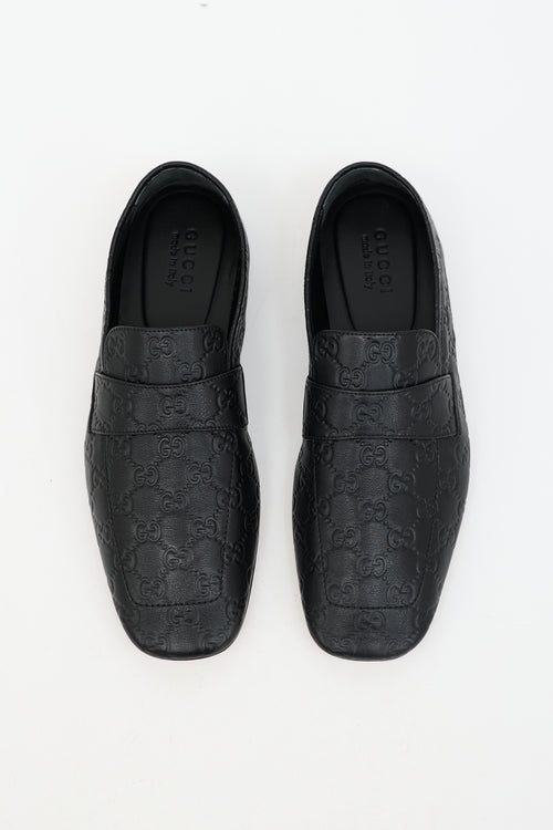 Gucci Leather Ragazzo GG Loafer