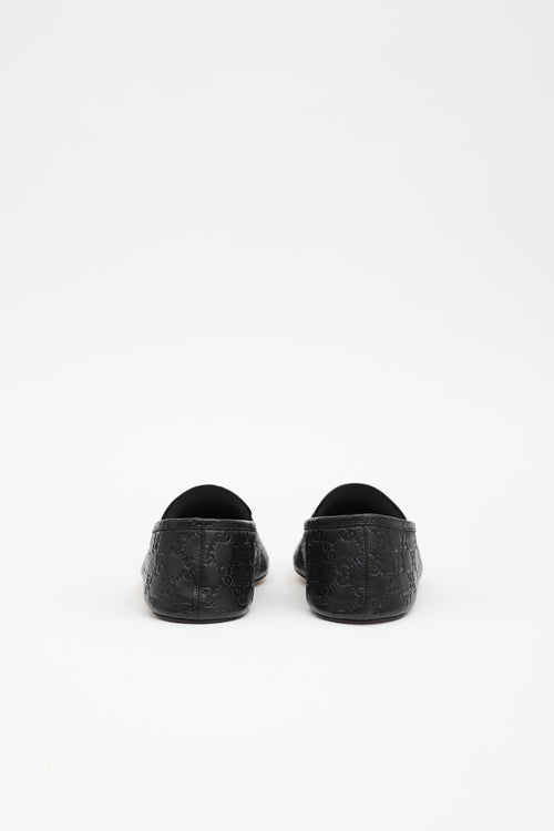Gucci Leather Ragazzo GG Loafer