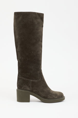 Gianvito Rossi Suede Hynde Boot