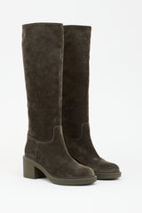 Gianvito Rossi Suede Hynde Boot