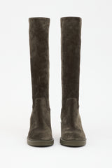 Gianvito Rossi Suede Hynde Boot