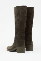 Gianvito Rossi Suede Hynde Boot