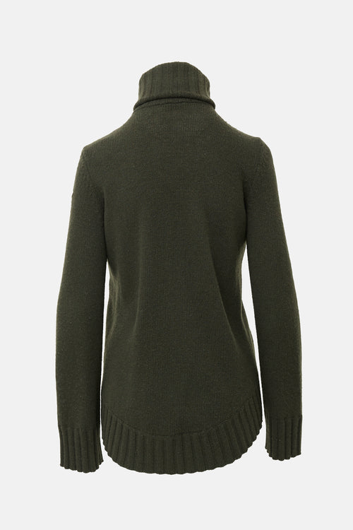 Moncler Wool Puffer Zip Cardigan