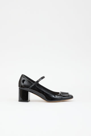 Valentino Patent VLogo Mary Jane Pump