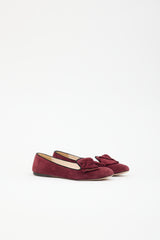 Prada Suede Bow Flat